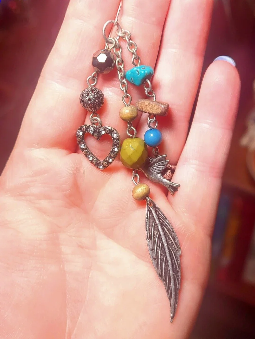 Dangly Beaded Y2k Earrings